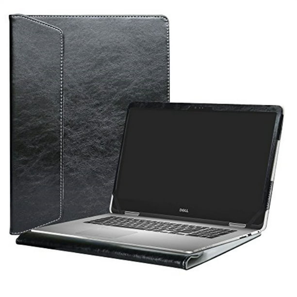 Contour Series Broonel Purple Heavy Duty Leather Protective Case Compatible with The Dell Inspiron 15 3000 15.6 Inch 